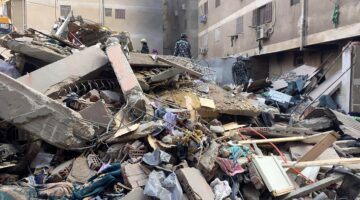 عاجل: مقتل شخصين بانهيار مبنى جديد في إيران