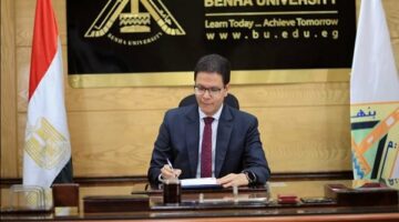رئيس جامعة بنها يستقبل المستشار العسكري الجديد لمحافظة القليوبية