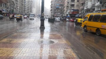 هطول أمطار ونشاط لحركة الرياح في الإسكندرية
