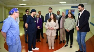 وزيرة الهجرة تتفقد مستشفى الناس لجراحات أمراض القلب للأطفال وتشيد بالصرح الطبي المتميز