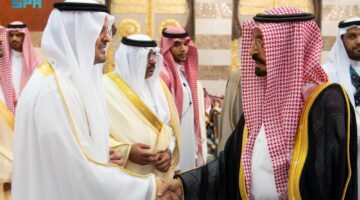 نيابة عن أمير منطقة مكة المكرمة.. الأمير سعود بن مشعل يستقبل المهنئين بعيد الفطر المبارك
